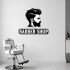Barber shop logo - drevená 3D reklama na stenu